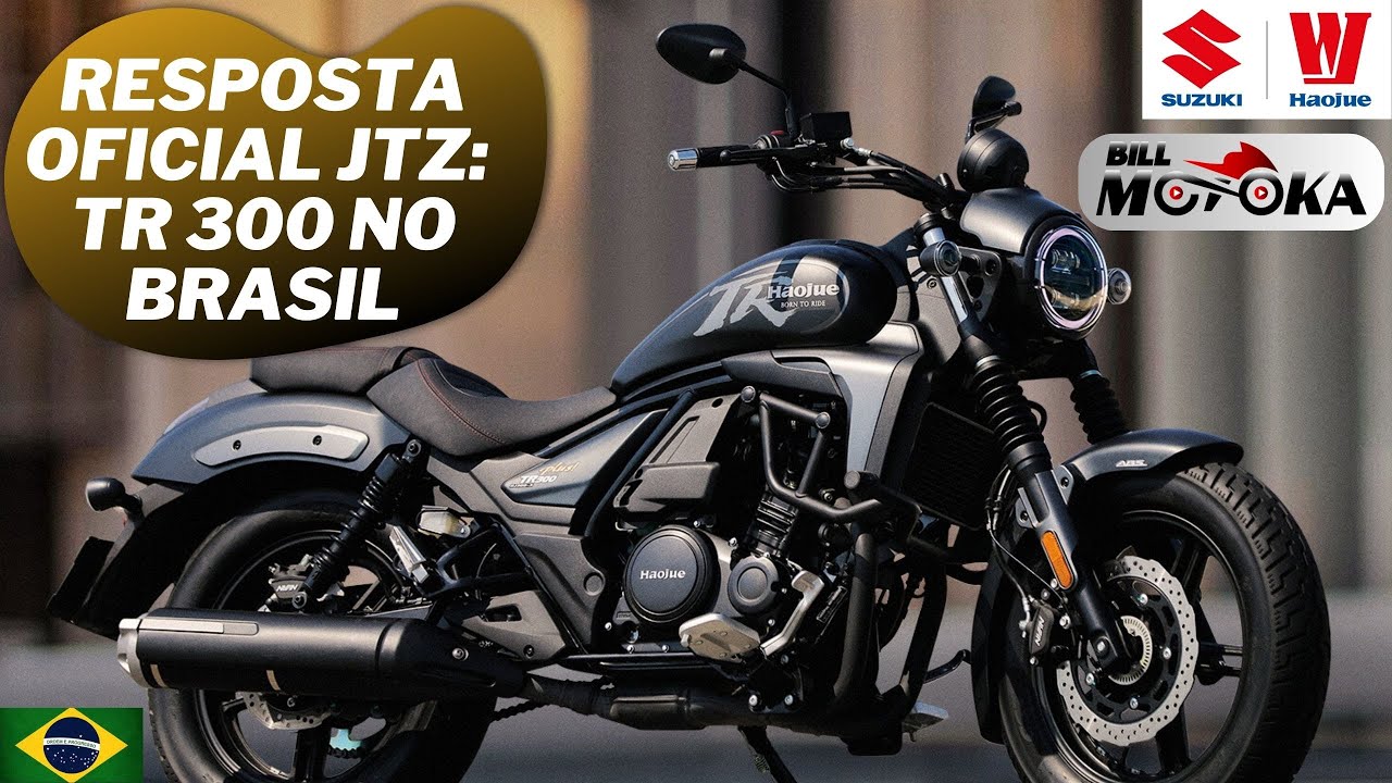 Resposta oficial JTZ sobre a Haojue TR 300 no Brasil, veja o que os caras dizem.