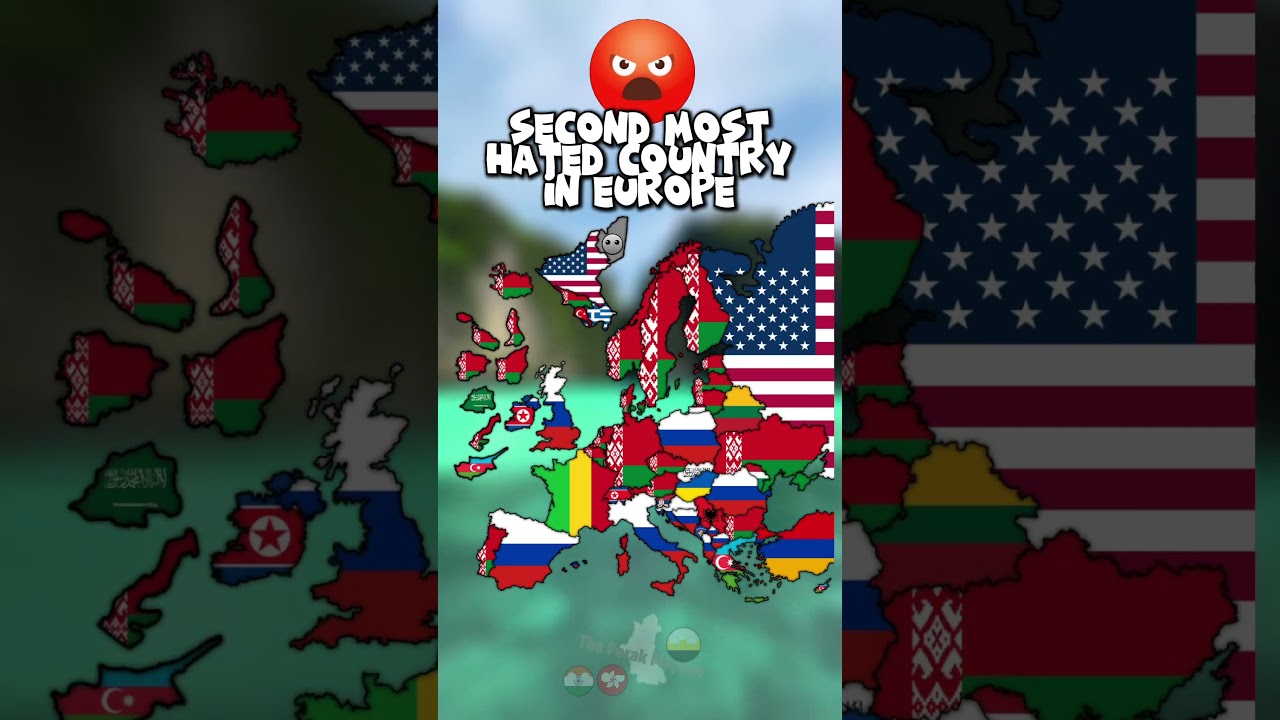 Second most hated country in Europe #mapper #mapping #europe #geography #history #shorts