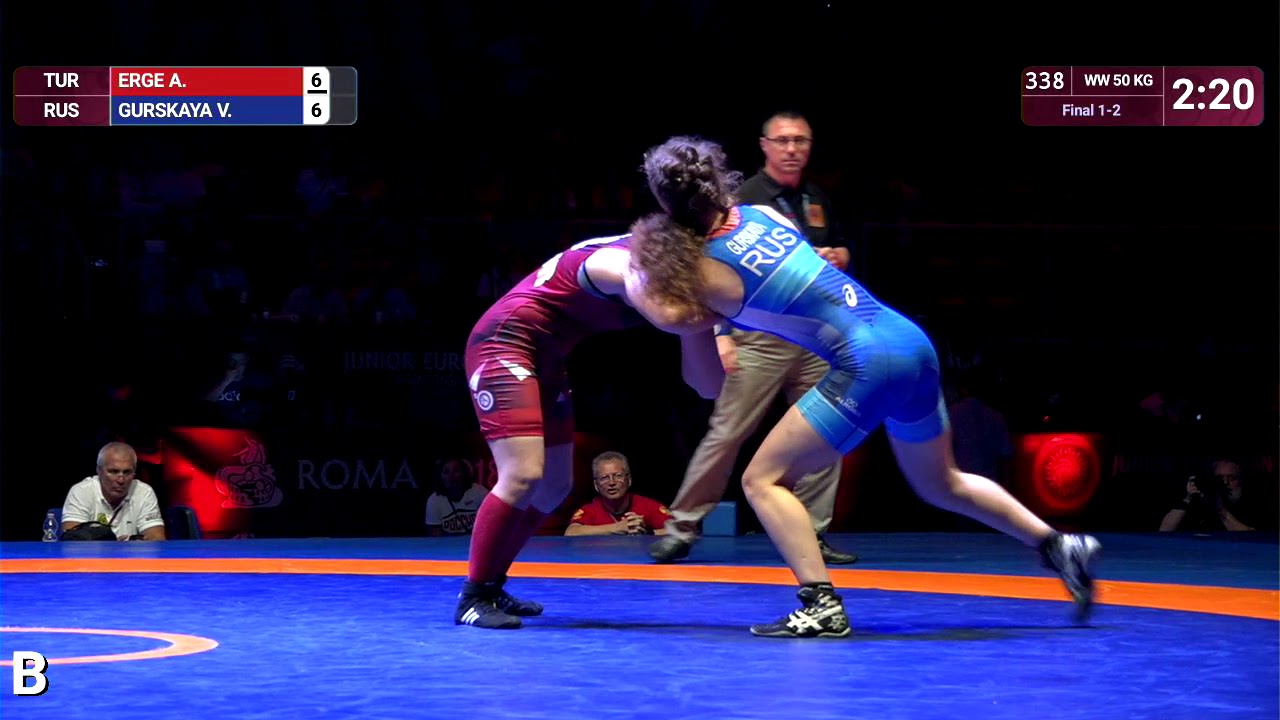 GOLD WW - 50 kg: A. ERGE (TUR) v. V. GURSKAYA (RUS)
