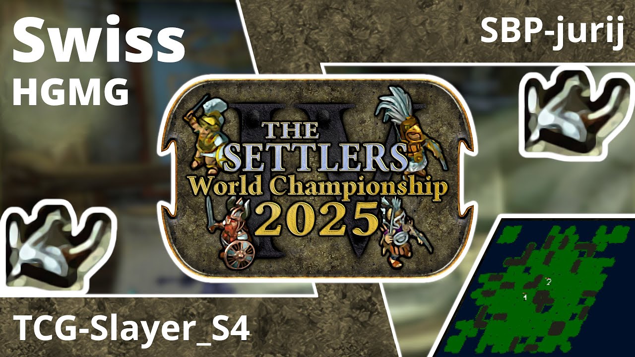 [DE] TCG-Slayer_S4 vs SBP-Jurij | Swiss Stage 2:1|  Die Siedler IV Weltmeisterschaft 2025