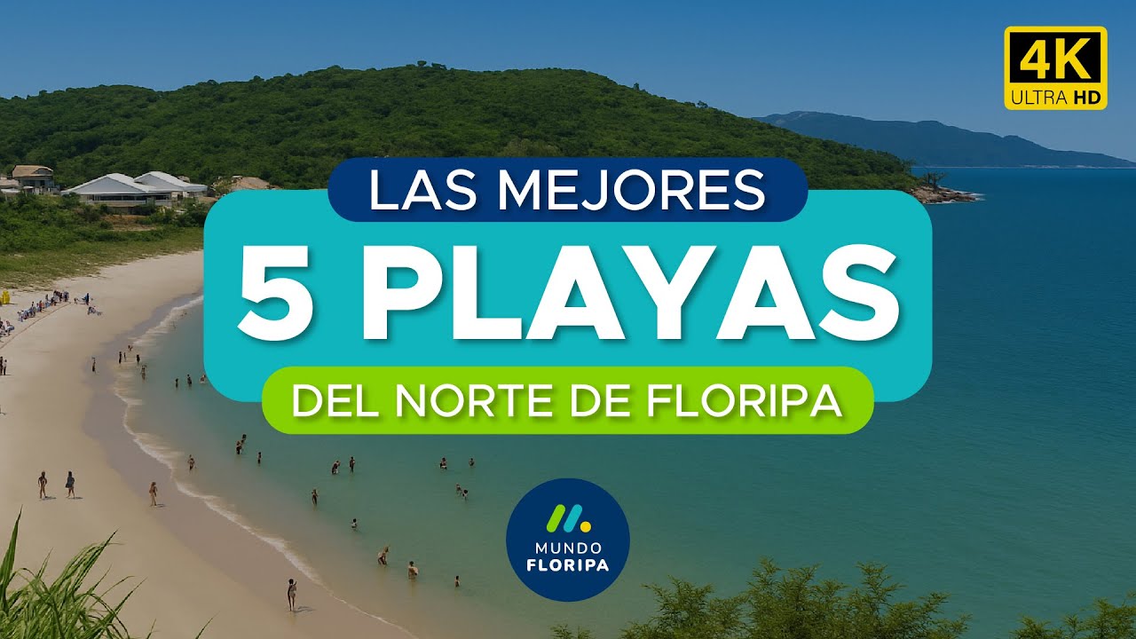 Top 5 mejores playas del norte de Florianópolis 4K