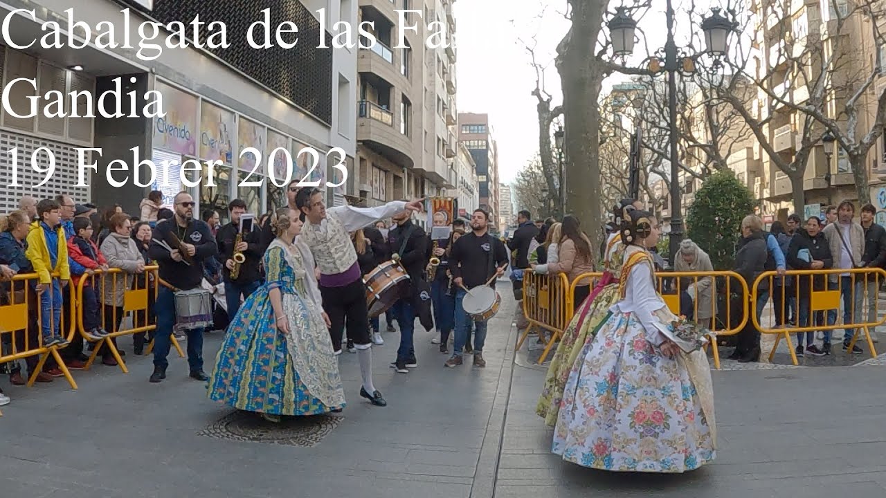 Gandia - La Cabalgata del Ninot de las Fallas de Gandia / The Fallas de Gandia Ninot Parade/ Feb2023