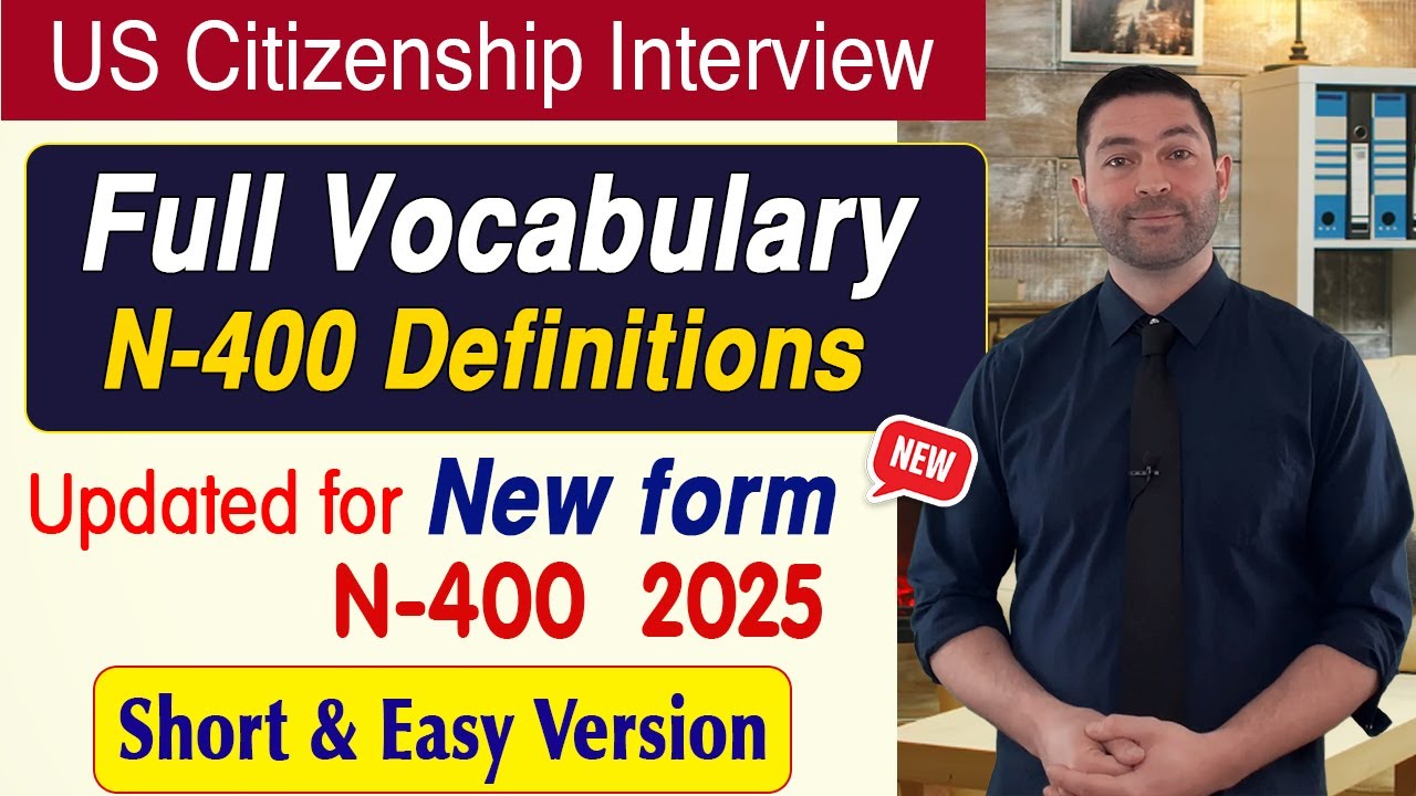 N400 actualizado: definiciones completas de vocabulario (explicaciones sencillas de las palabras)...