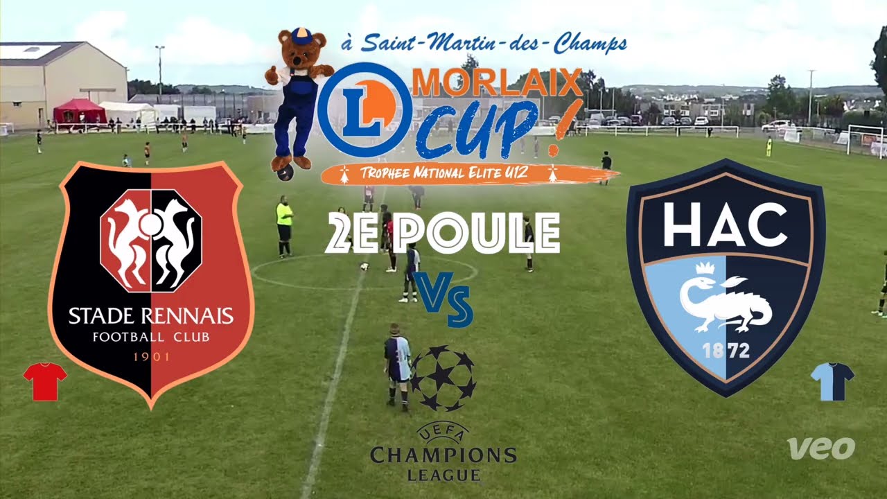 LECLERC MORLAIX CUP - STADE RENNAIS vs HAVRE AC - POULE CHAMPIONS LEAGUE - U12