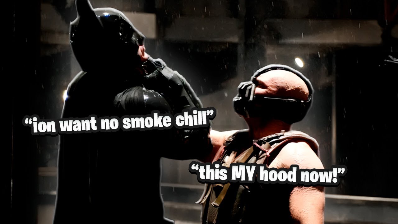 The time BANE robbed BATMAN and BLEW his BACK OUT
