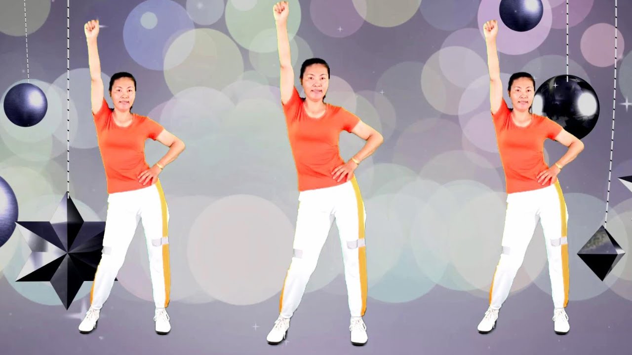 DJ năng động nhảy thể dục 
