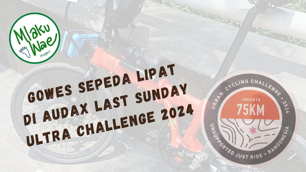 Gowes Sepeda Lipat di Audax Jakarta Last Sunday Ultra Challenge 2024