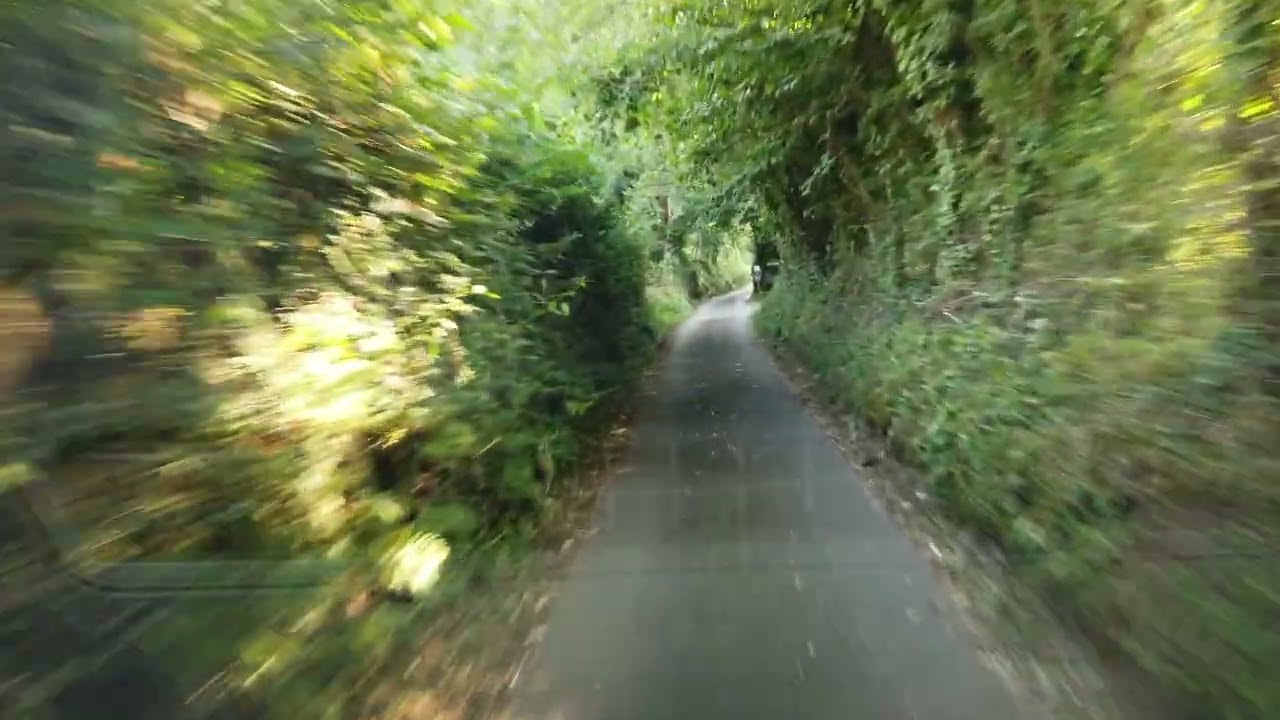 Scenic skinny roads to Worthy Toll Gate. Lush Woodland & River Views
