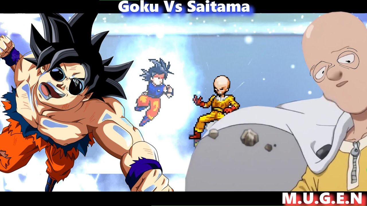Nerf Goku(All Forms) Vs Saitama Pls - M.U.G.E.N