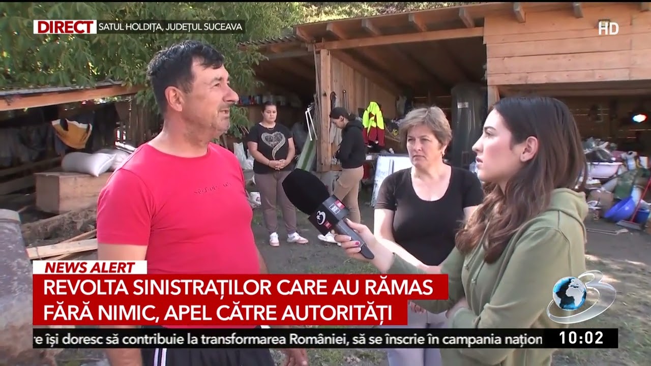 Dezastru în Suceava: primele containere au ajuns la sinistrați