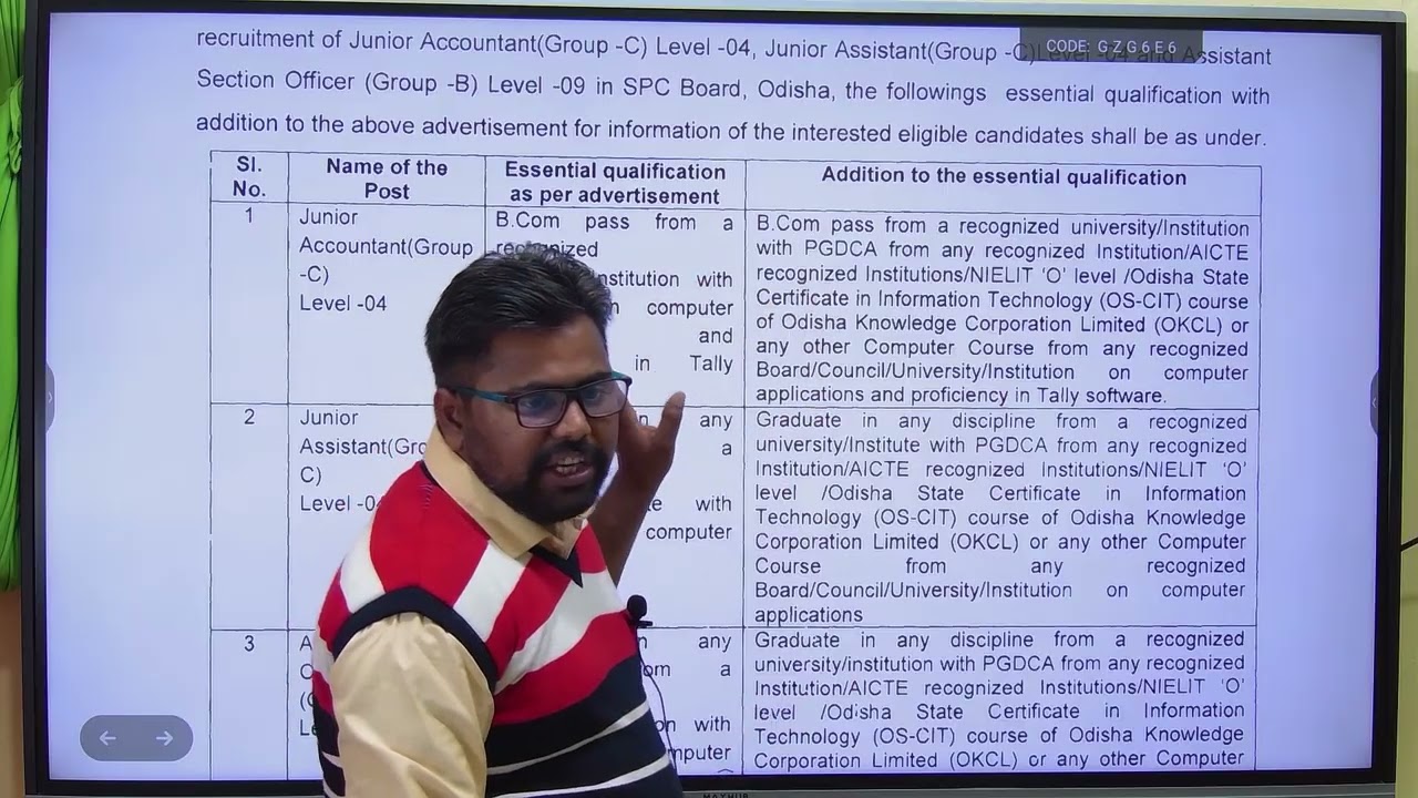 OSPCB IMPORTANT UPDATE ON ELIGIBILTY OF ASO , JUNIOR ASSISTANT & ACCOUNTANT POST | OSPCB VACCANCY