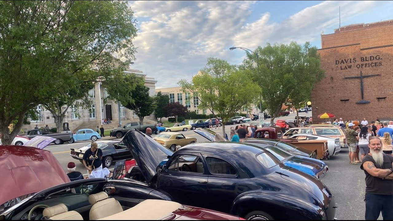 Salisbury Downtown Cruisers Saturday Night Car Meet  6-8-2024 in Salisbury, North Carolina