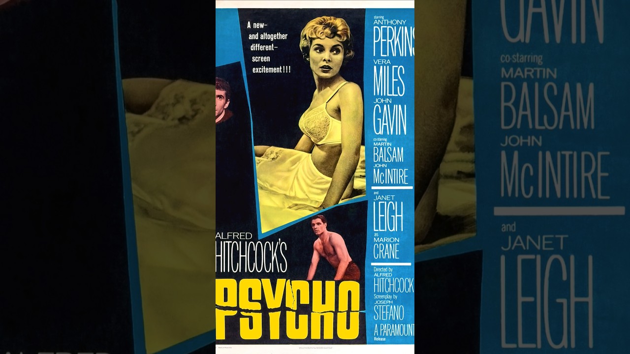 Psycho (1960)🕵️‍♂️🚿🏚️ 📽️ Genre: Horror • Mystery • Thriller