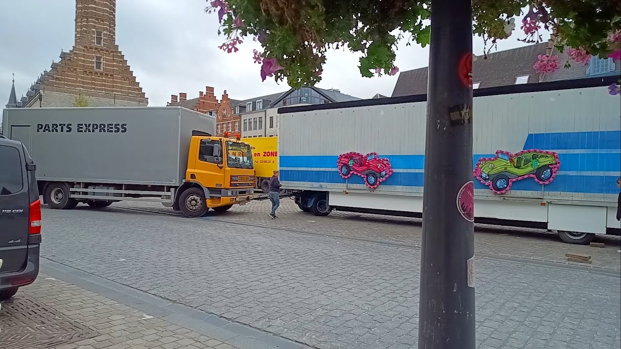 Septemberkermis Herentals 2025 transport en opbouw deel 3