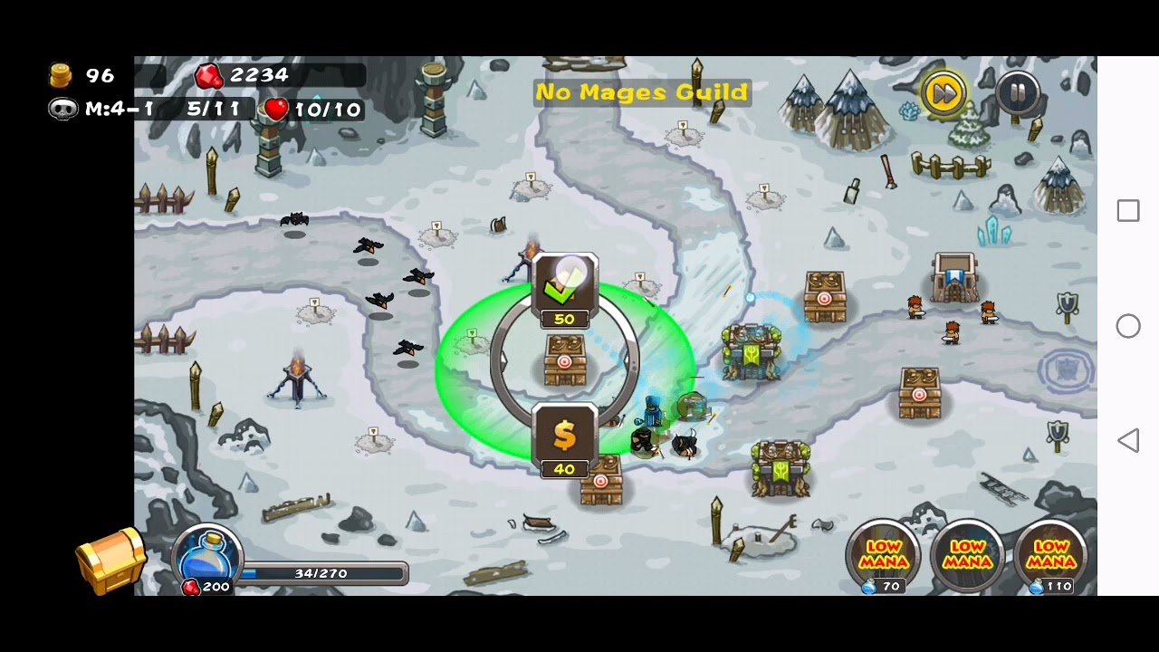 Horde defense - level 4-1 Misson Ice cave (5 stars)