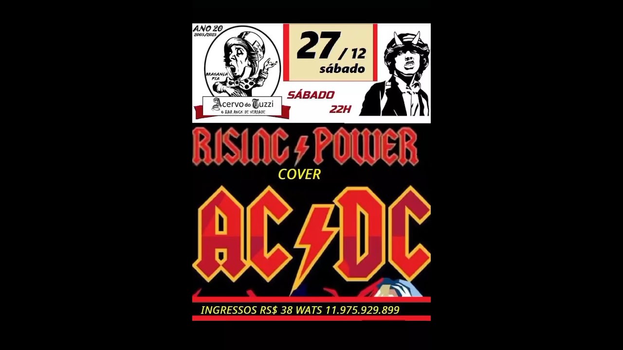 RISING POWER ACDC COVER - Back in Black (Acervo do Tuzzi) - 27/12/25 - 4K