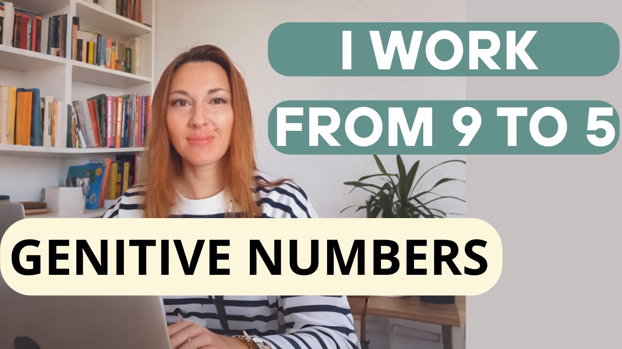 Russian Genitive case: FROM - TO | NUMBERS (Russian - English subtitles)