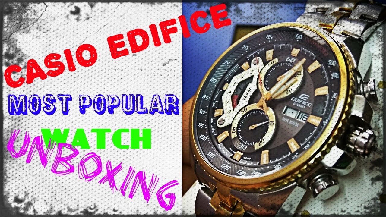 CASIO wrist watch EF-558SG  most popular product must watch unboxing