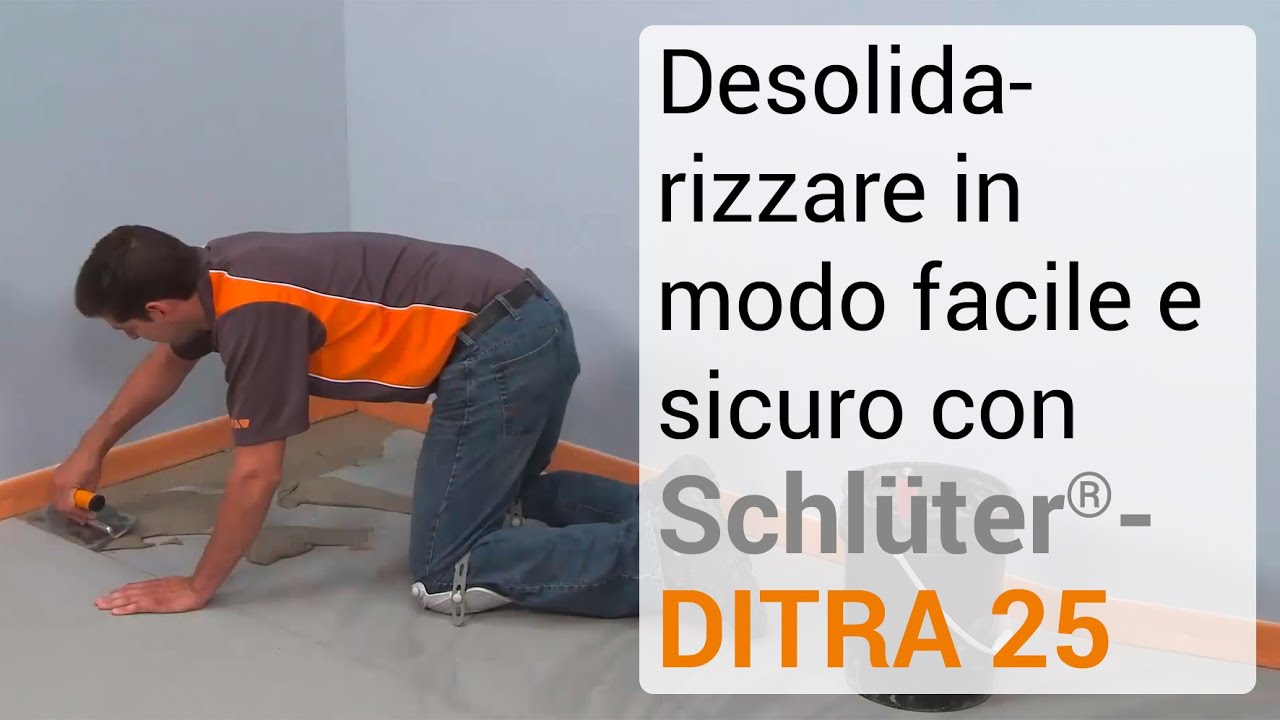 Desolidarizzare in modo facile e sicuro con Schlüter®-DITRA