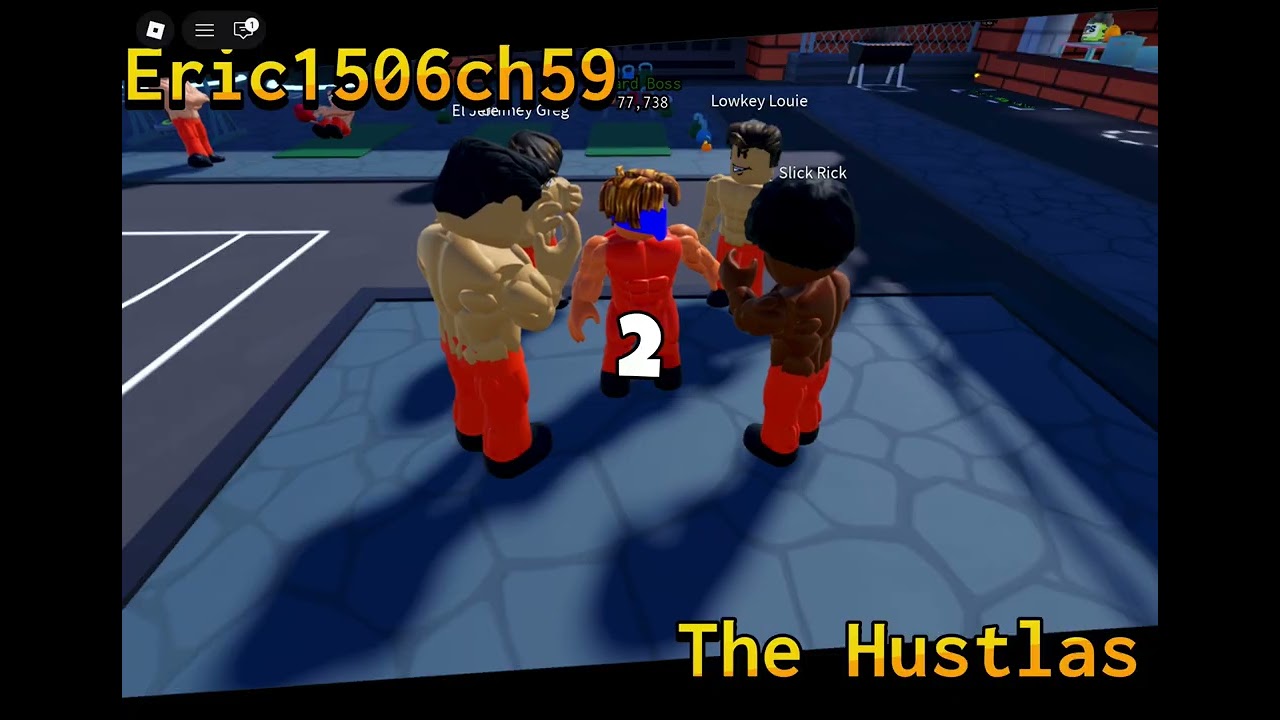 Me playing prison pump in Roblox 