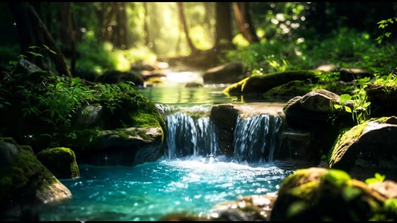 4K HDR Forest River: The Ultimate Cure for Your Sleepless Nights,  waterfall sounds for sleeping
