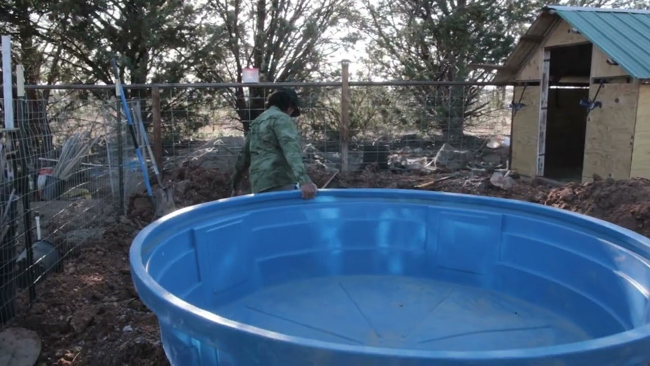 Building a Duck Pond with a Water Trough - Part 1 #DIY