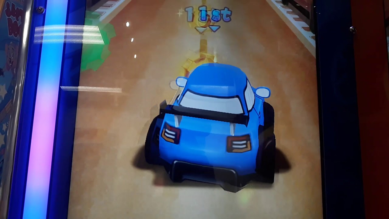 Me playing the magix floor chase the monsters and the duo drive again at chuck e cheese