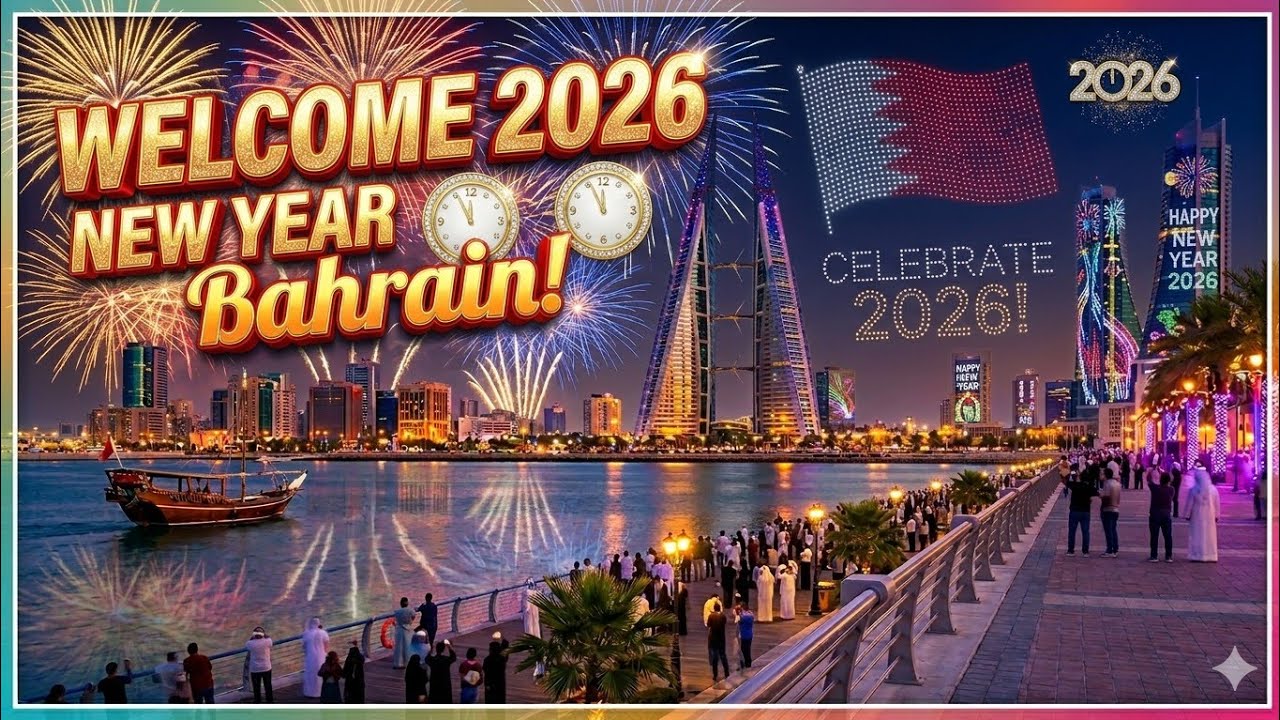 Bahrain vlog 2 🇧🇭 :Bahrain New Year celebrations 🎉