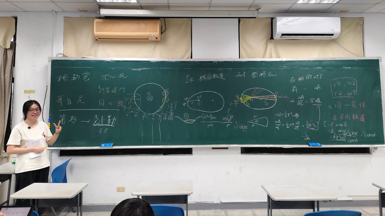 2025/10/27 教學實習 簡維孜老師試教 6-1克卜勒行星運動定律
