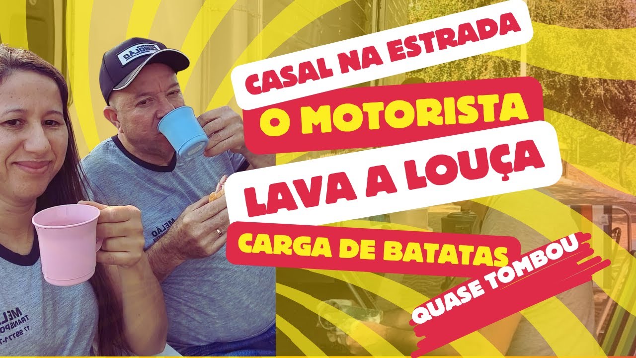 Rotina de Casal na Estrada | Cozinhando no caminhão | Carga de batatas quase tombou na pista  | 914C