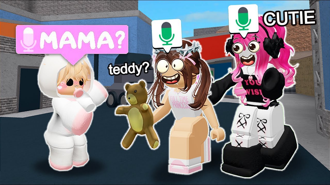 Притворяюсь самым милым 5-летним ребёнком в голосовом чате Roblox MM2 2