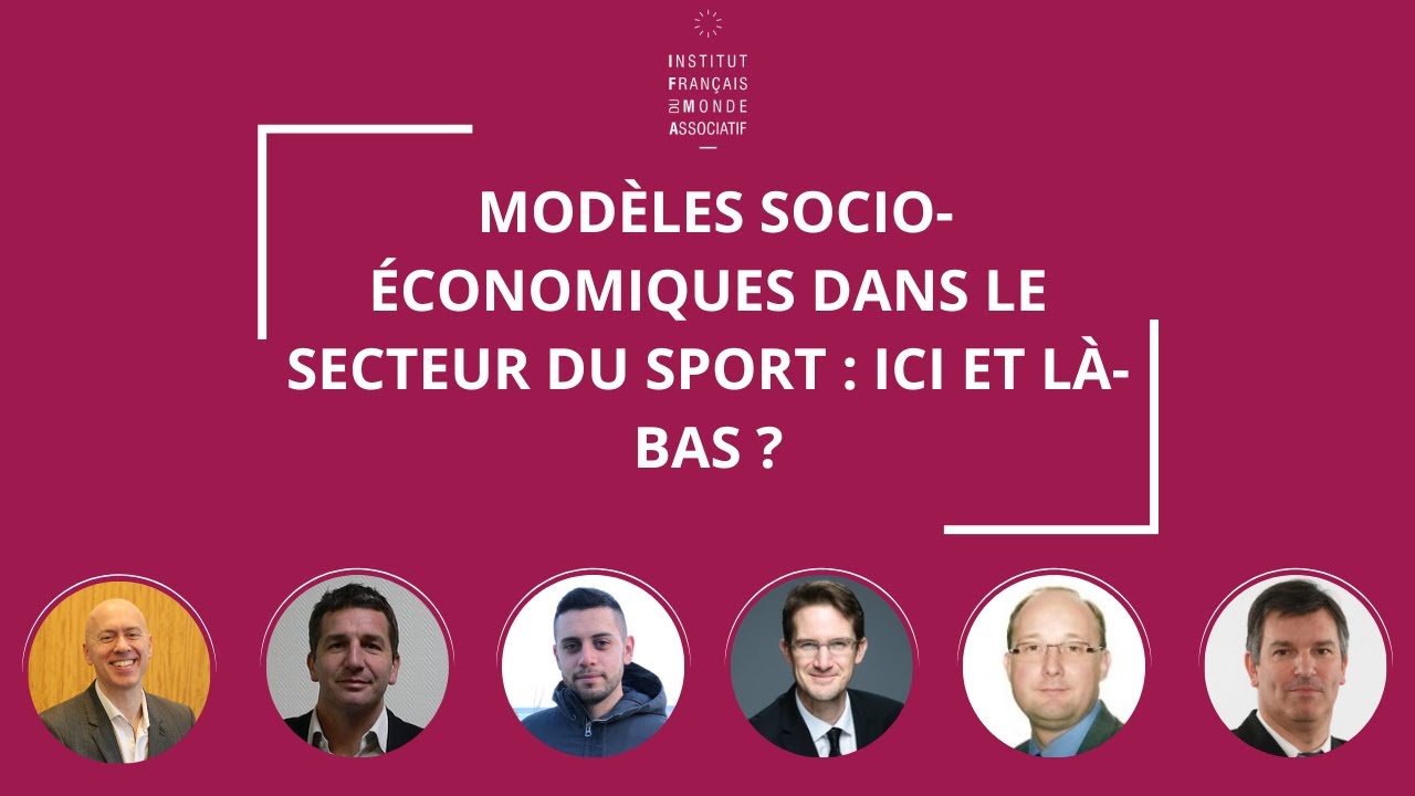 Webinaire – Modèles socio-économiques dans le secteur du sport : ici et là-bas ?