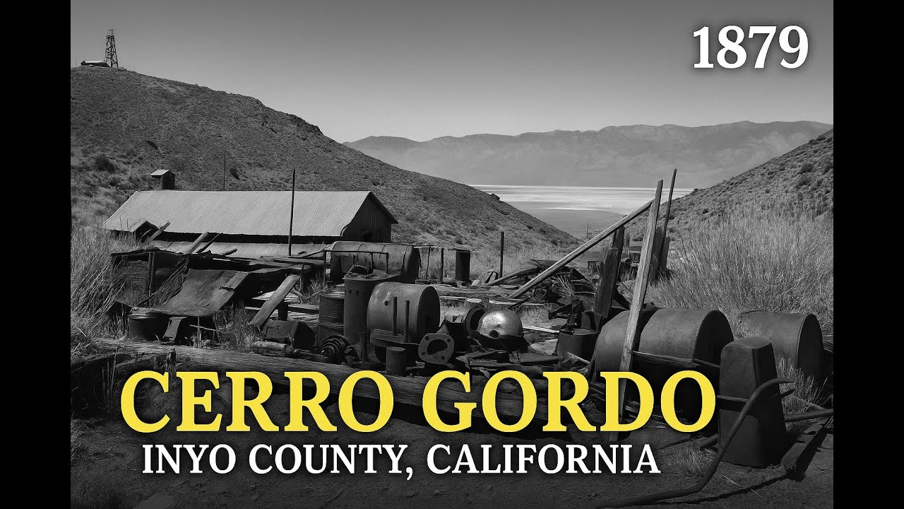 The mining town where men vanished without explanation — Cerro Gordo California. 