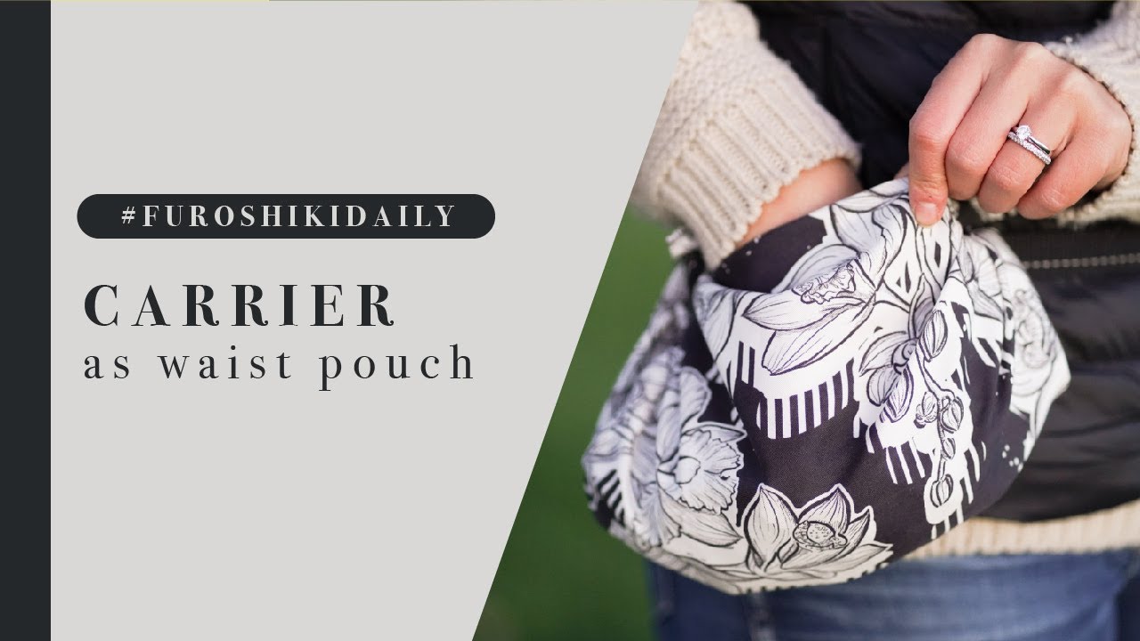 FuroshikiDaily 🌱 Carrier Series 05 | Versatile Furoshiki Waist Pouch Bag | SUTAI BU