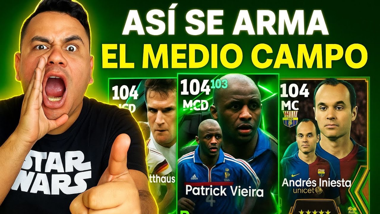 Tácticas para armar bien tu mediocampo en Efootball