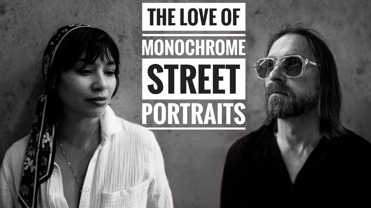 The Love of Black and White Street Portrait Photography