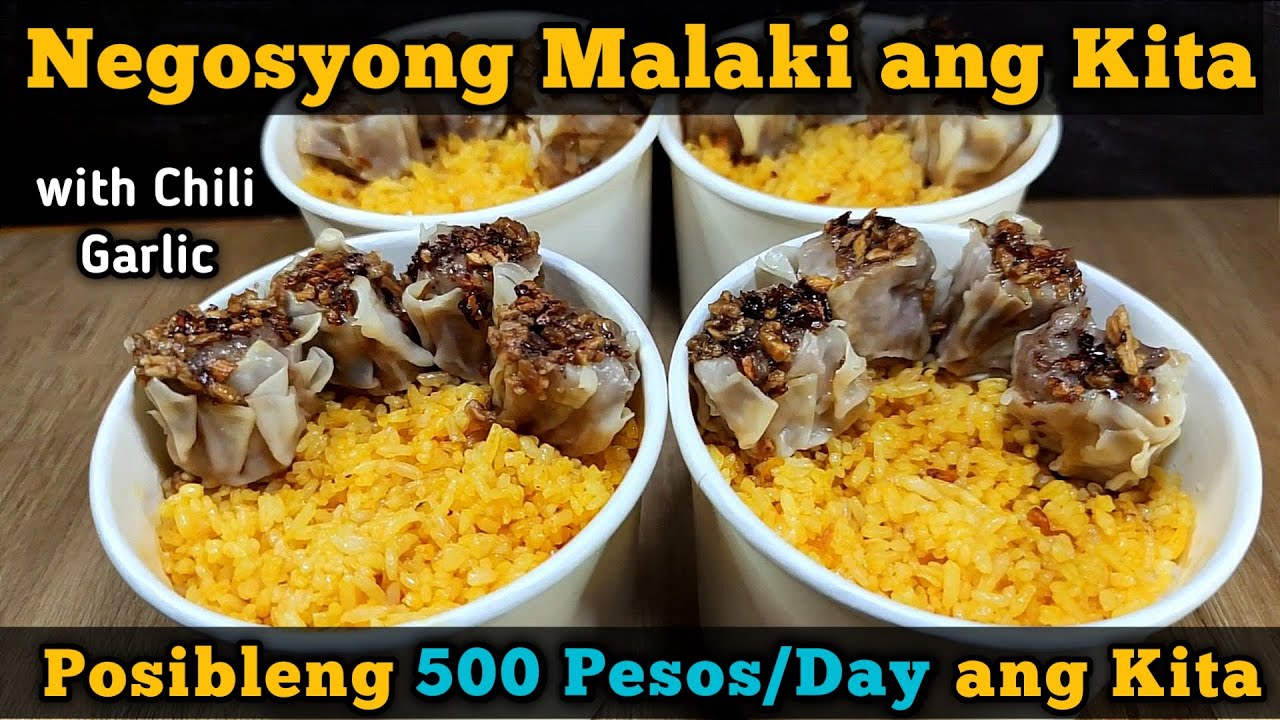 Posibleng 500 Pesos per Day ang Kitain mo | Siomai Java Rice Recipe