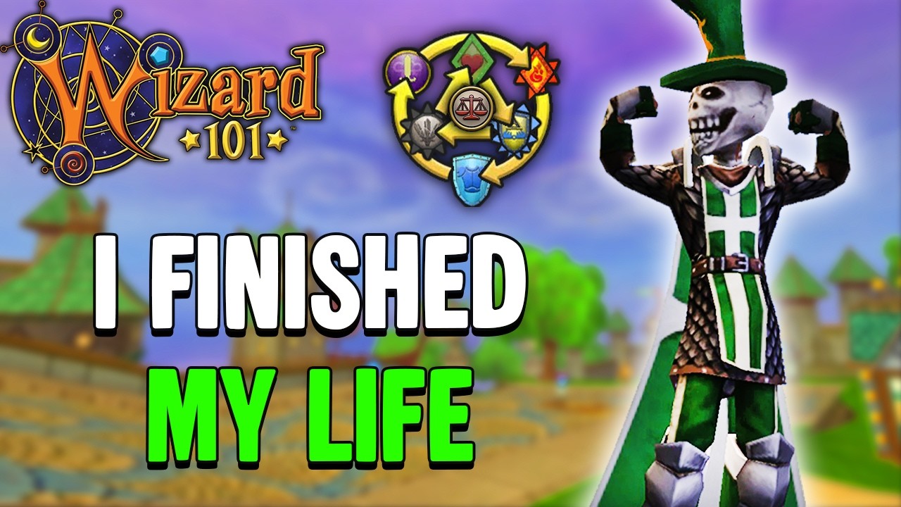 Wizard101: MY LIFE WIZARD IS ALMOST DONE + PVP AFTER!!