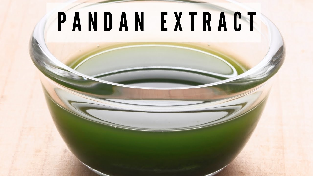 Pandan Extract from Pandan Leaves | 2-Ingredient Easy Recipe