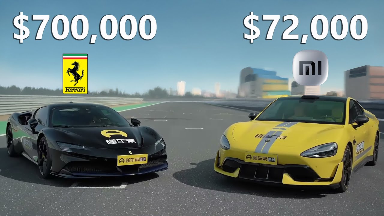 Xiaomi против Ferrari: гонки на треке и дрэг-рейсинг