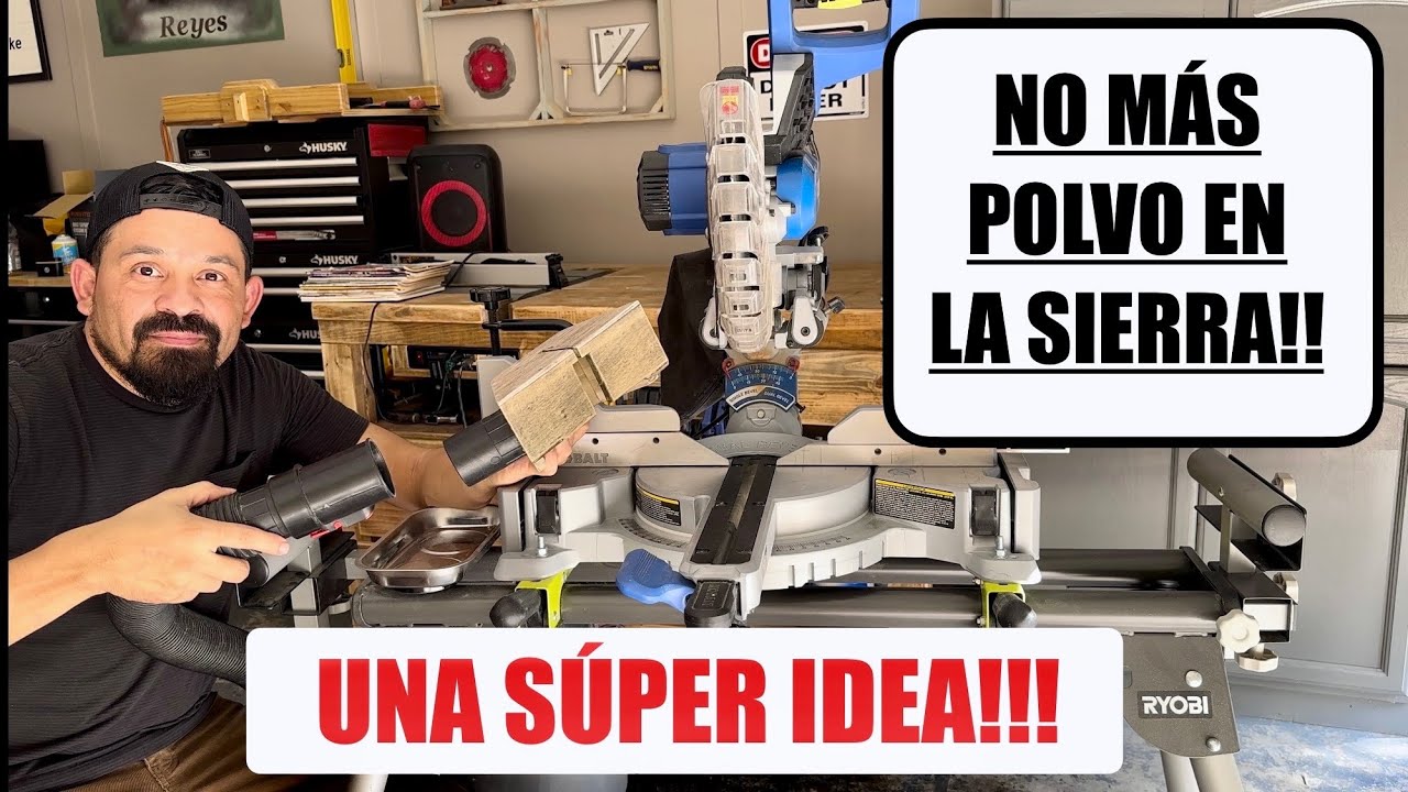 Colector de polvo para sierra