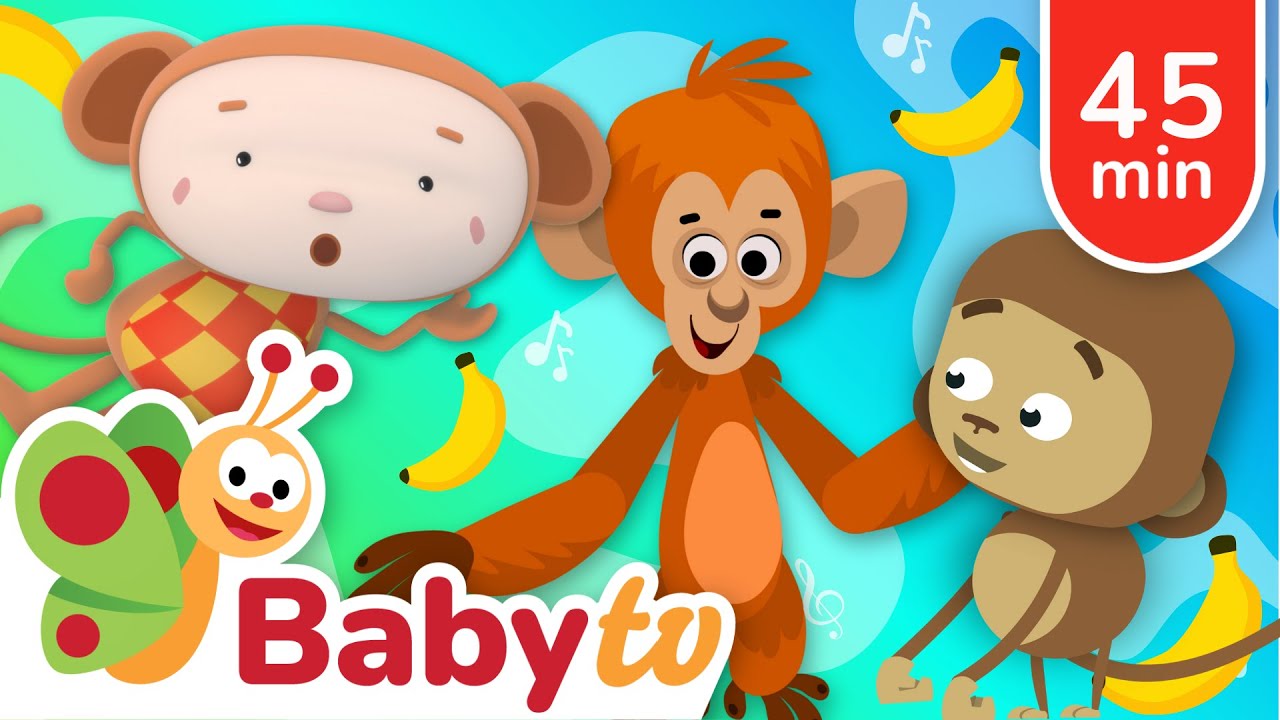 Learn Monkeys! | BabyTV Jungle Songs, Games & Animal Adventures | Toddler Learning