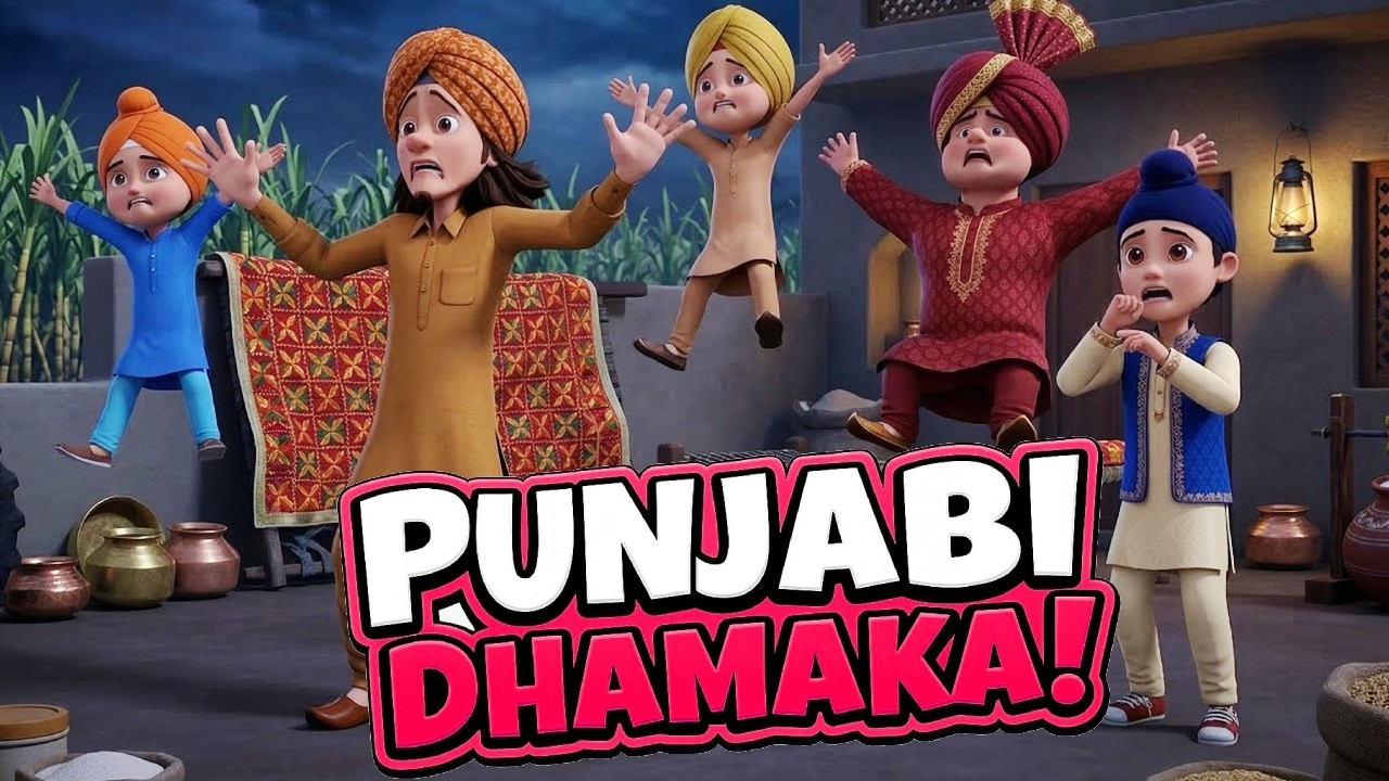 ट्रेन भूत ने डराया सबको! 🚂👻😱 | Bhoot Bandhus Punjabi special