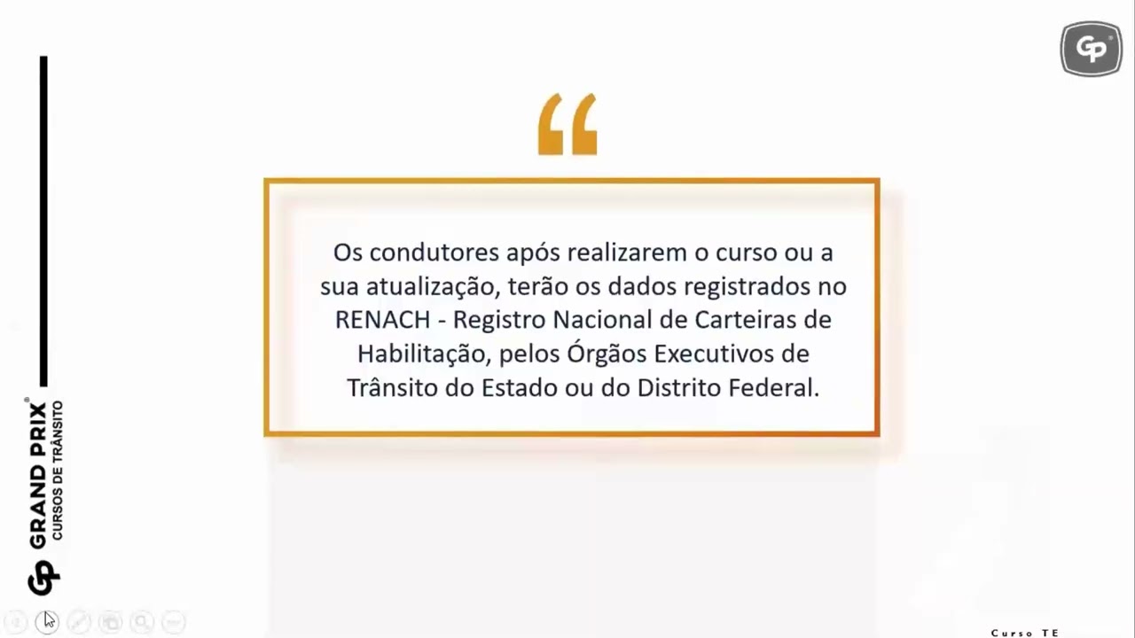 Curso TRANSPORTE ESCOLAR Online - Aula 01