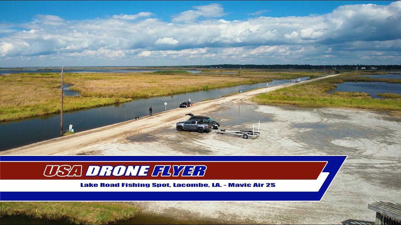 20221031 Lake Road Fishing Spot - Lacombe, LA - Mavic Air 2S