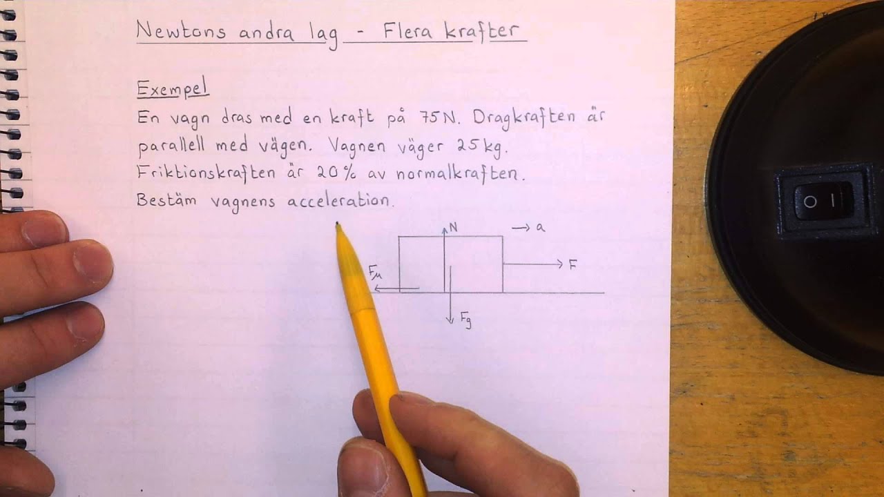 Fysik 1 Newtons andra lag - Flera krafter