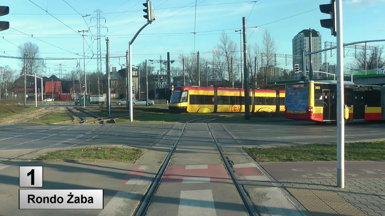 Tramwaje Warszawa 2019 linia 1