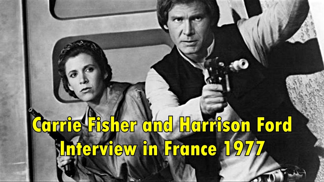 Carrie Fisher and Harrison Ford Interview in France 1977