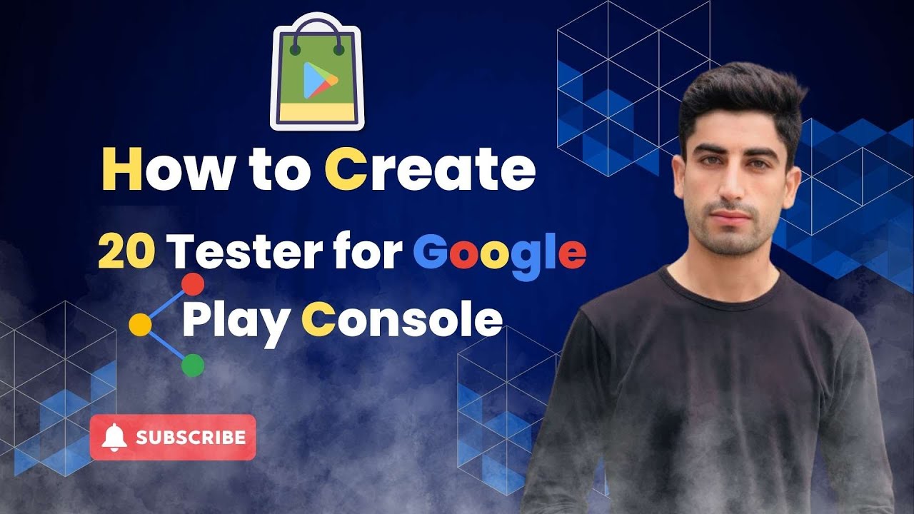 How to create 20 tester google play console