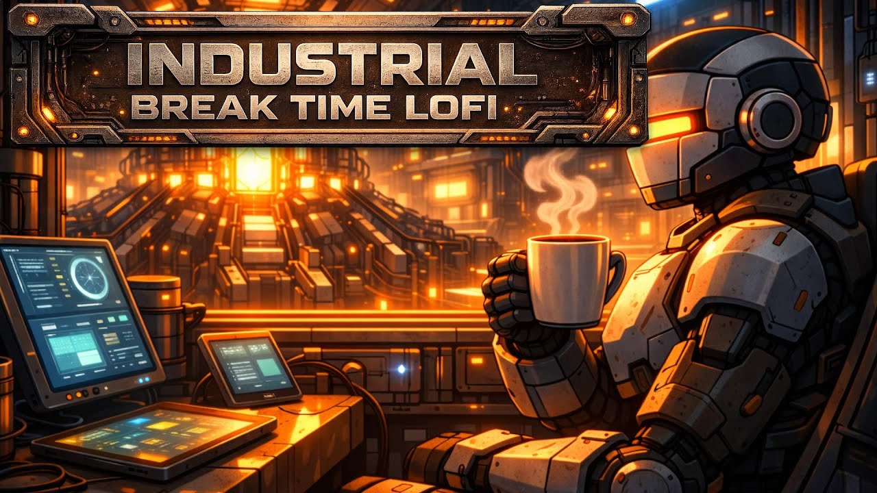 Industrial Break Time LoFi • Chill Beats for Work, Study & Focus